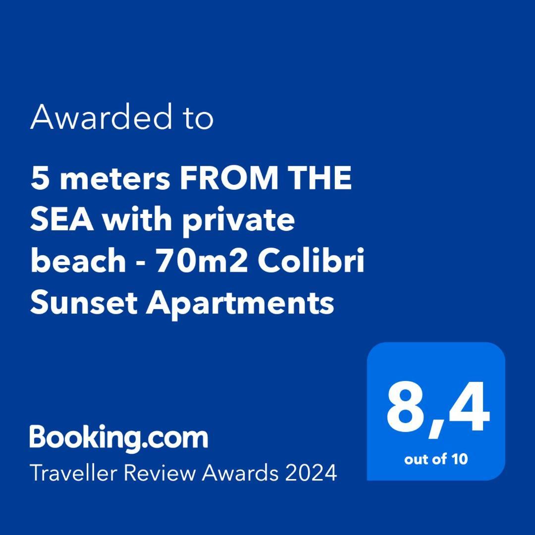 5 Meters From The Sea With Private Beach - 70M2 Colibri Sunset Apartments Светий Петар Екстер'єр фото